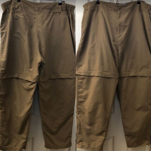Campmor Men's Nylon Tan Convertible Pants To Short - Picture 1 of 11
